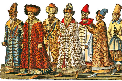 Посольство великого князя из Москвы к римско-цесарскому величеству: также в каком платье и виде каждый из них прибыл ко двору, когда они римско-цесарскому величеству подносили верительные грамоты и подарки в Регенсбурге на сейме 18 июля 1576 г.