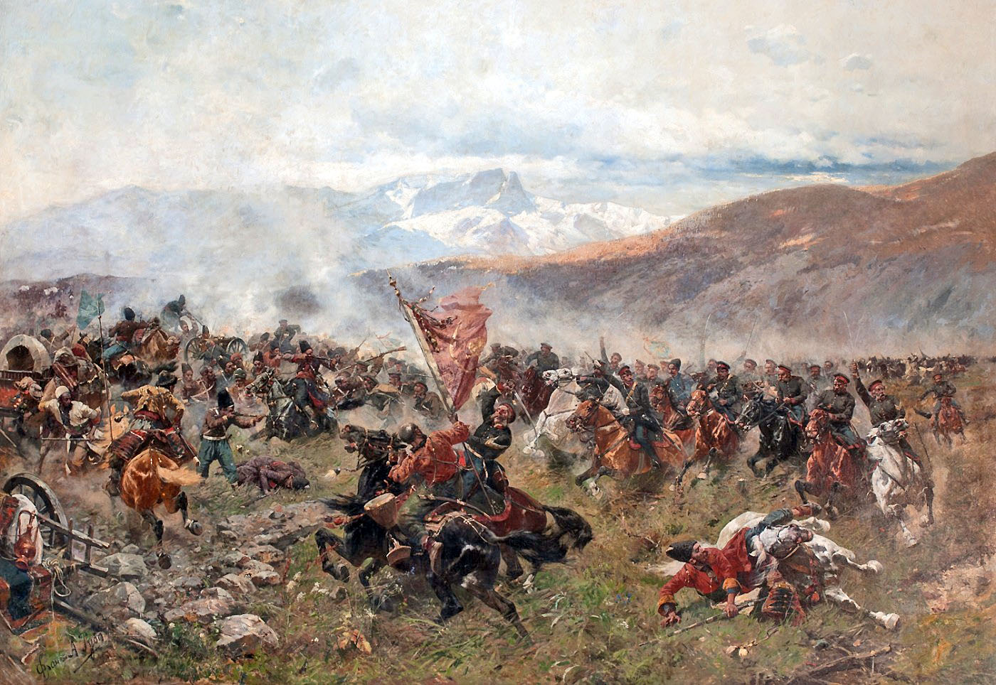 Поражение персиян при Елисаветполе 13 сентября 1826 года