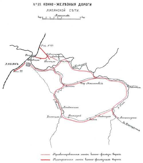Конно-железные дороги Ляоянской сети