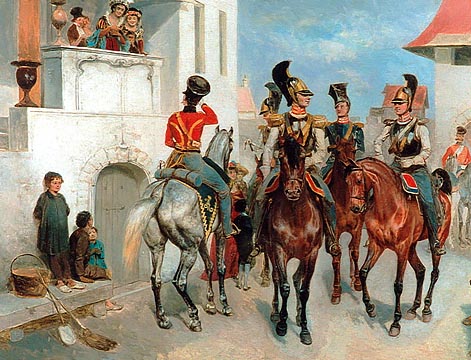 Эпизод из Заграничных походов 1813-1814
