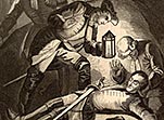 Смерть шведского короля Карла XII во время осады Фредриксхальда в 1718 году.