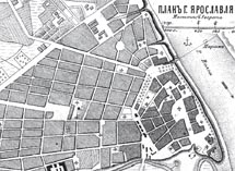 План г . Ярославля 1876 года