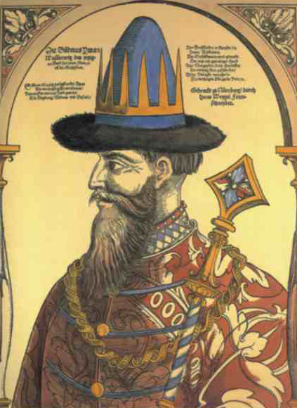 Иван Грозный. Гравюра: Hans Wengel, 1590