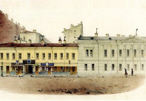 Баганц Ф. Ф., Дом Боссе - ныне Пеццулевича. Литейная ул. 1854 г.