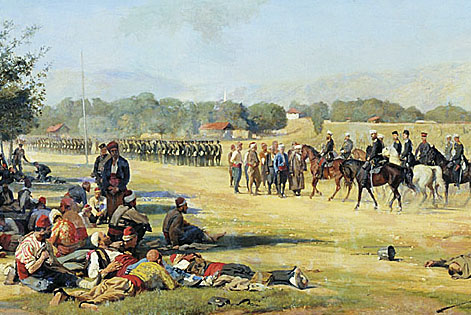 Въезд генерала Гурко в Казанлык 6 июля 1877 года