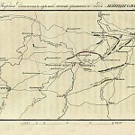 Карта движения армий после сражения под Лейпцигом