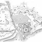 Полевые и временные укрепления. Изобр.1. План крепости Мемель и произведенные в ней оборонительные работы с 1757 по 1759 год