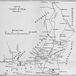 Карта театра войны 1806-1812 годов