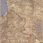 Карта для объяснения действий русских войск в  Восточную войну  1853 - 1856 годов.